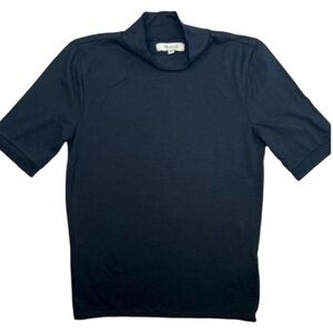 Madewell Black Turtleneck Top